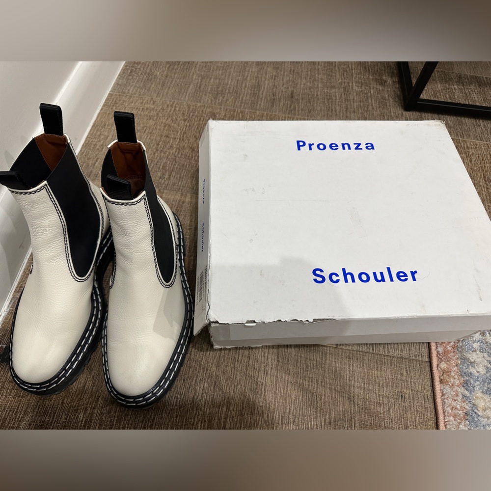 Proenza Schouler boot- topstitched